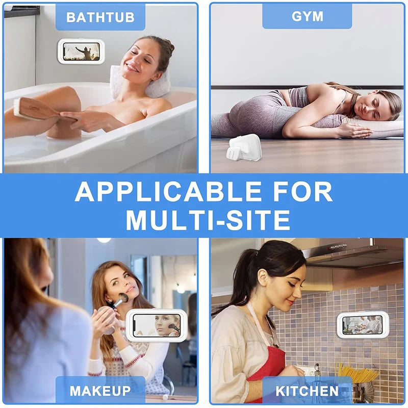 Waterproof Bathroom Wall Mount Phone Holder