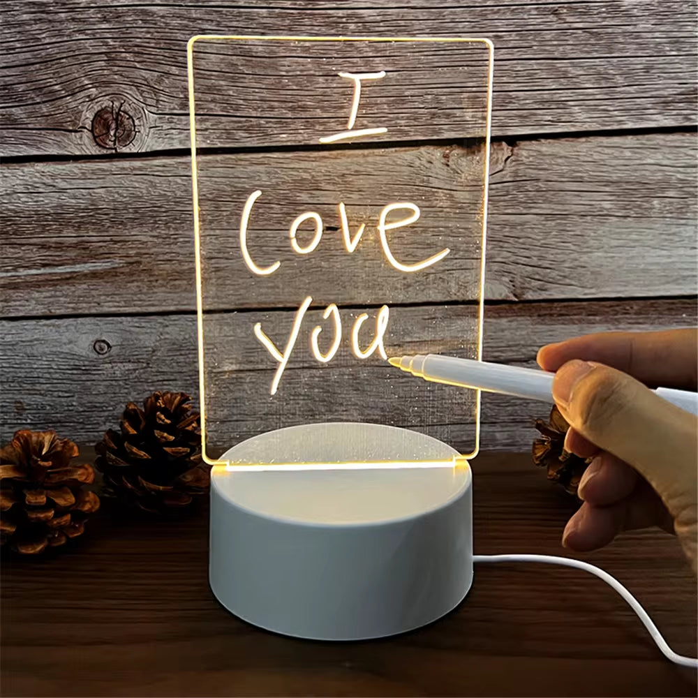 Erasable Acrylic Night Light