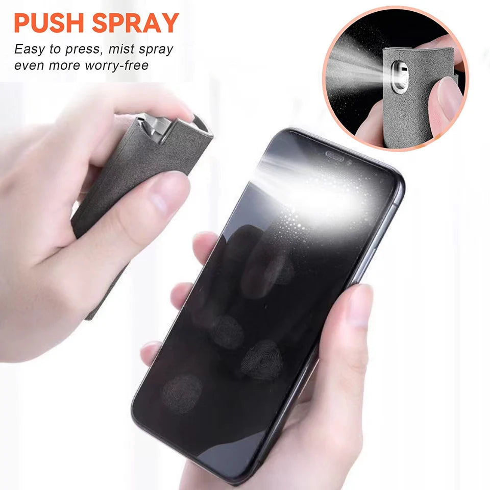 2 in 1 Phone Screen Cleaner Spray