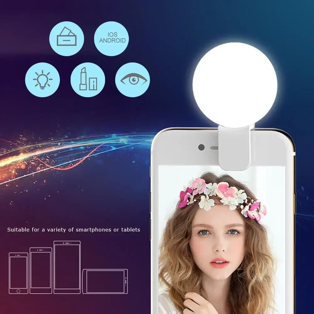 Mobile Phone LED Selfie Ring Light