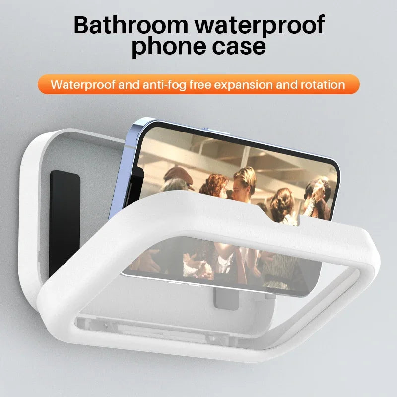 Waterproof Bathroom Wall Mount Phone Holder