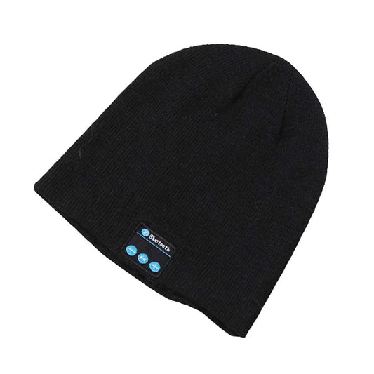 Wireless Headset Smart Cap Bluetooth Soft Warm Beanie Hat Headphone Speaker Mic Winter Hat for Outdoor Sport